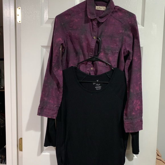 HOLLISTER button up Xsmall - Picture 4 of 4